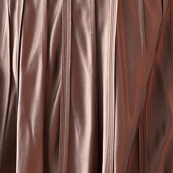 BCBGMaxAzria RUNWAY 100% Silk Strapless Empire Waist Dress Size 2 - Picture 3 of 8